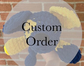 Custom Crochet Stuffed Animal