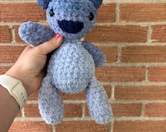 Crochet Bear Stuffed Animal: Handmade, Soft Blanket Yarn Snuggler