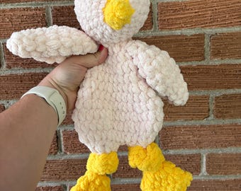 Crochet Duck Lovey: Handmade