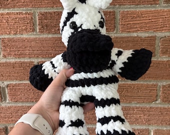 Zebra Crocheted Stuffed Animal