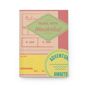 Travel Journal for Adventure Seekers, Wanderlust Journal, Vacation Diary, Inspirational Notebook, Travel Planning