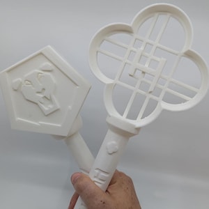 Huntrix Light Stick 3D Printed DIY for Cosplay /Saja Boys Light Stick 3D Printed DIY for Cosplay / Inspired by KPop Demon Hunters