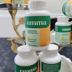 Emma Gut Health Supplement – 60 Capsules | Handmade Wellness Vitamins – Healthy Gut Care
