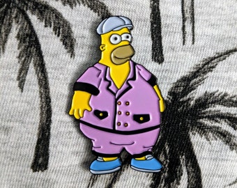 The Simpsons Chanel Suit Homer Enamel Pin
