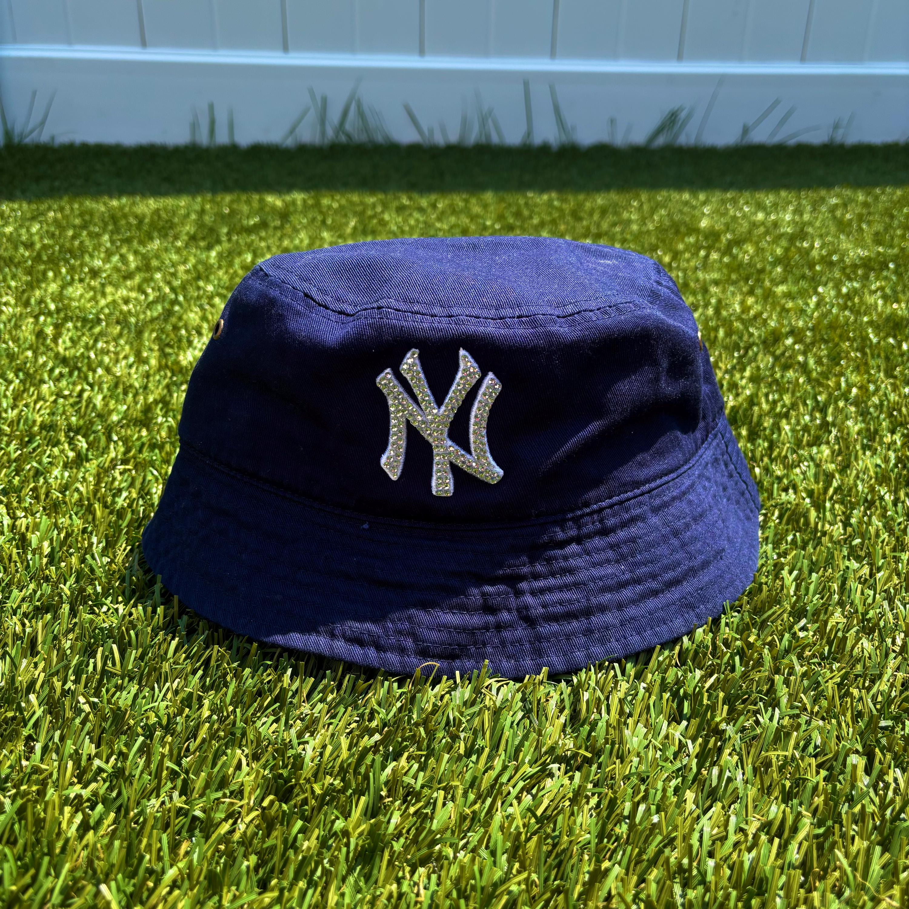 New York Yankee Bucket Hat - Etsy