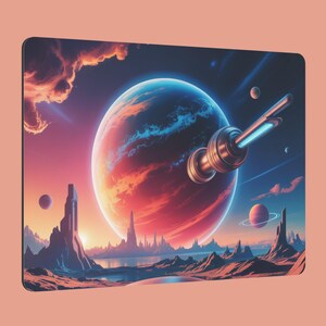 Galactic Metal Art Sign: Cosmic Space Decor for Home