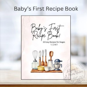 Baby Food Recipe Book: 30 Healthy Homemade Recipes (Digital Download)