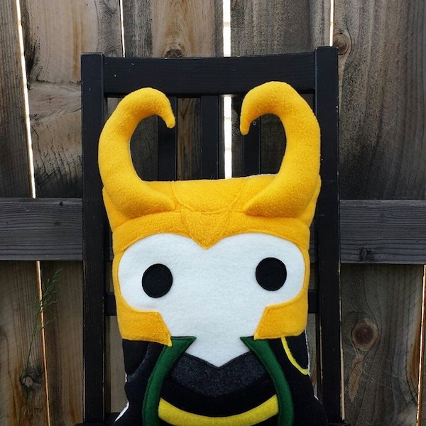 Loki pillow, avengers, plush, cushion, gift