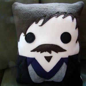 Wizard pillow, Harry, Hermione, Ron ,Luna, Draco, plush, Decorative Pillow image 3