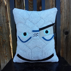 Garrus Vakarian, Mass Effect, Liara, travesseiro, pelúcia, almofada