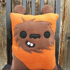 Ewok, star wars, pillow, cushion, gift