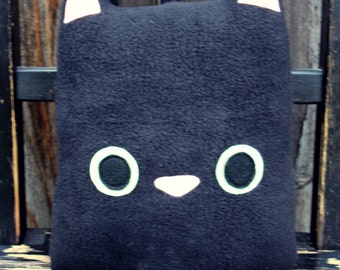 Halloween, black cat plush, trick or treat