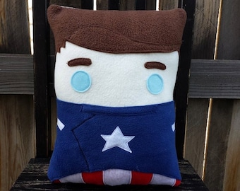 Captain America pillow, plush, cushion, gift