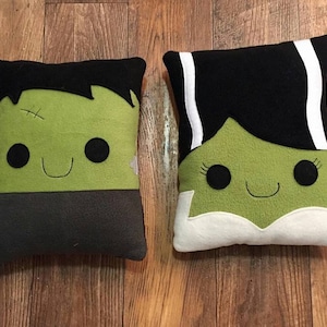 Frankenstein, Bride of Frankenstein, pillow, plush, cushion