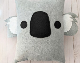 Koala Bear pillow, plush, cushion, nursery decor
