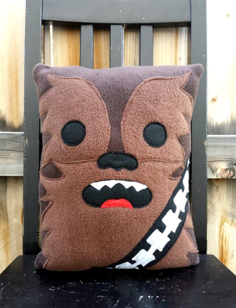 Chewbacca Star Wars Pillow Cushion Gift Etsy