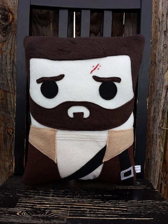 Rick Grimes pillow plush cushion FREE The Walking Dead Rick Pillow
