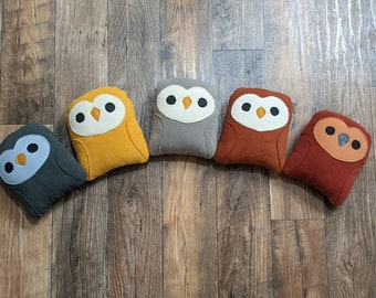 Owl plush, owlet, fall, nursery decor