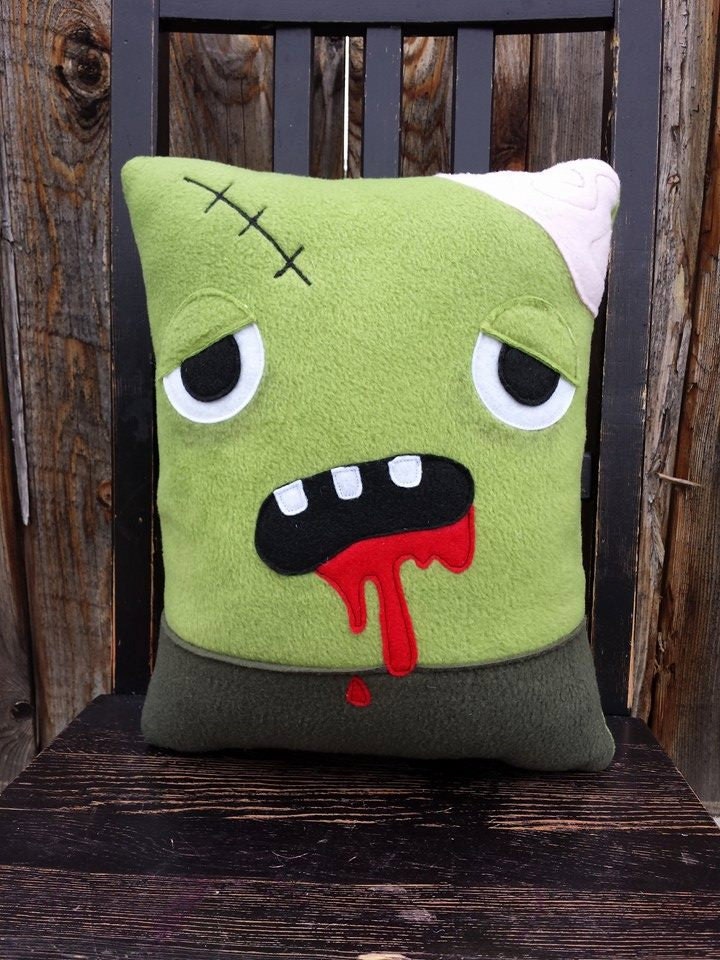 Zombie Pillow Plush Cushion Gift - Etsy 