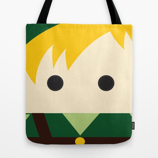 Link tote bag bag Legend of Zelda Etsy