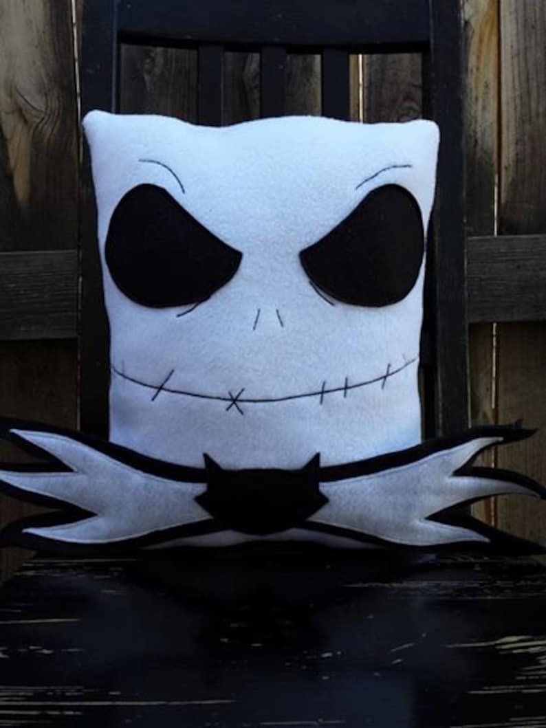 jack skellington plush pillow