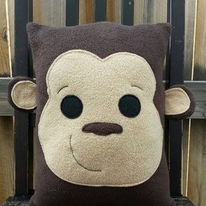 Monkey, Monkey Pillow, Plush, cushion, gift
