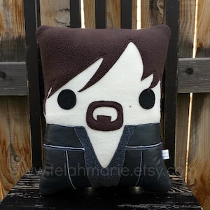 Daryl Dixon, The Walking Dead inspired, pillow, plush, cushion