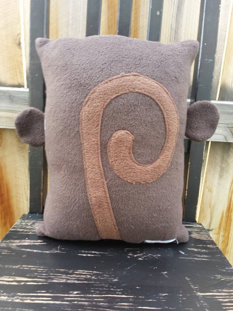 Monkey Monkey Pillow Plush cushion gift | Etsy
