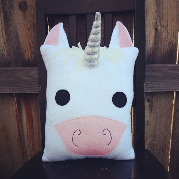 Oreiller de licorne, coussin, peluche