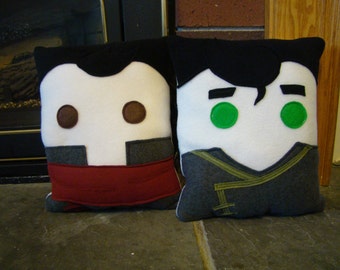 Legend of Korra, Mako and Bolin inspired, throw pillows