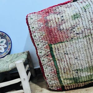 MOROCCAN pouf,home decor pouf,vintage pouf, decorative pouf,area pouf,king size pouf