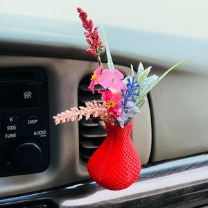 Boho Car Vent Planter Vase | Cardening | Eco-Friendly Vehicle Decor | Universal Mount Car Truck RV UTV Accessories | Make Great Gift Ideas
