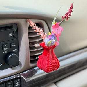 Boho Car Vent Planter Vase | Cardening | Eco-Friendly Vehicle Decor | Universal Mount Car Truck RV UTV Accessories | Make Great Gift Ideas