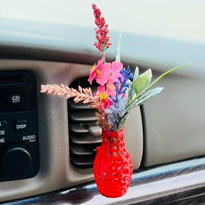 Boho Car Vent Planter Vase | Cardening | Eco-Friendly Vehicle Decor | Universal Mount Car Truck RV UTV Accessories | Make Great Gift Ideas