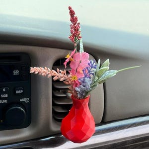 Boho Car Vent Planter Vase | Cardening | Eco-Friendly Vehicle Decor | Universal Mount Car Truck RV UTV Accessories | Make Great Gift Ideas