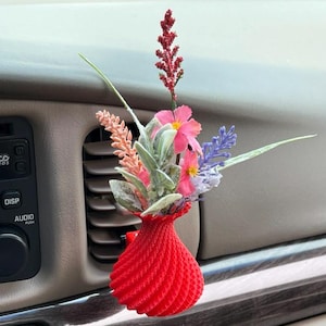 Boho Car Vent Planter Vase | Cardening | Eco-Friendly Vehicle Decor | Universal Mount Car Truck RV UTV Accessories | Make Great Gift Ideas