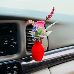 Boho Car Vent Planter Vase | Cardening | Eco-Friendly Vehicle Decor | Universal Mount Car Truck RV UTV Accessories | Make Great Gift Ideas