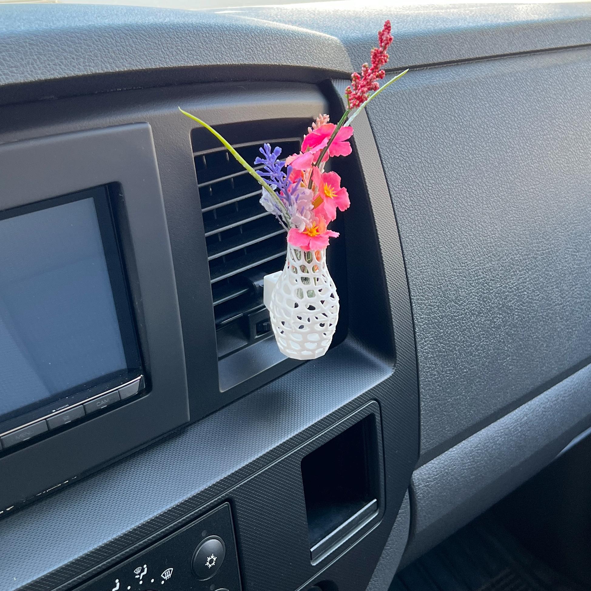 Boho Car Vent Flower Vase Accessories | Cardening | Vehicle Decor