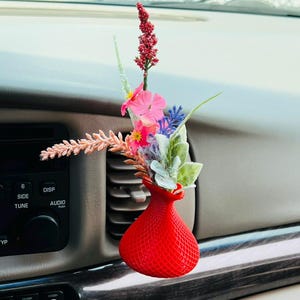 Boho Car Vent Planter Vase | Cardening | Eco-Friendly Vehicle Decor | Universal Mount Car Truck RV UTV Accessories | Make Great Gift Ideas