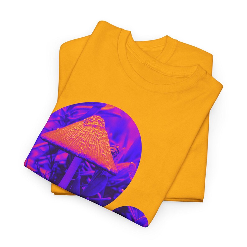 Shroom to Grow Mushroom Shirt, Trippy Nature Photo Tee, Psychedelic Garden Photo Art image 20
