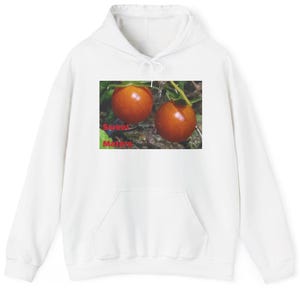 Tomatträdgård Fotohuvtröja – Mysig unisex-tröja White