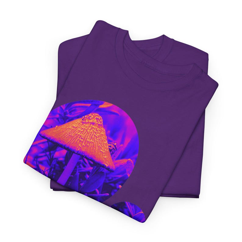Shroom to Grow Mushroom Shirt, Trippy Nature Photo Tee, Psychedelic Garden Photo Art image 18