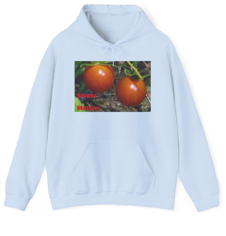 Tomatträdgård Fotohuvtröja – Mysig unisex-tröja bild 1