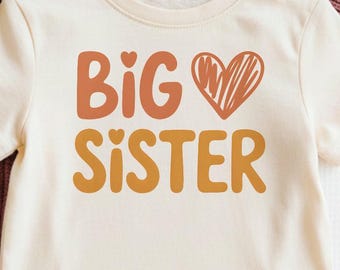 Big Sister Tshirt Toddler, Big Sister Shirt Announcement, Pregnancy Reveal Gift, Big Sis Tee, Toddler Shirt