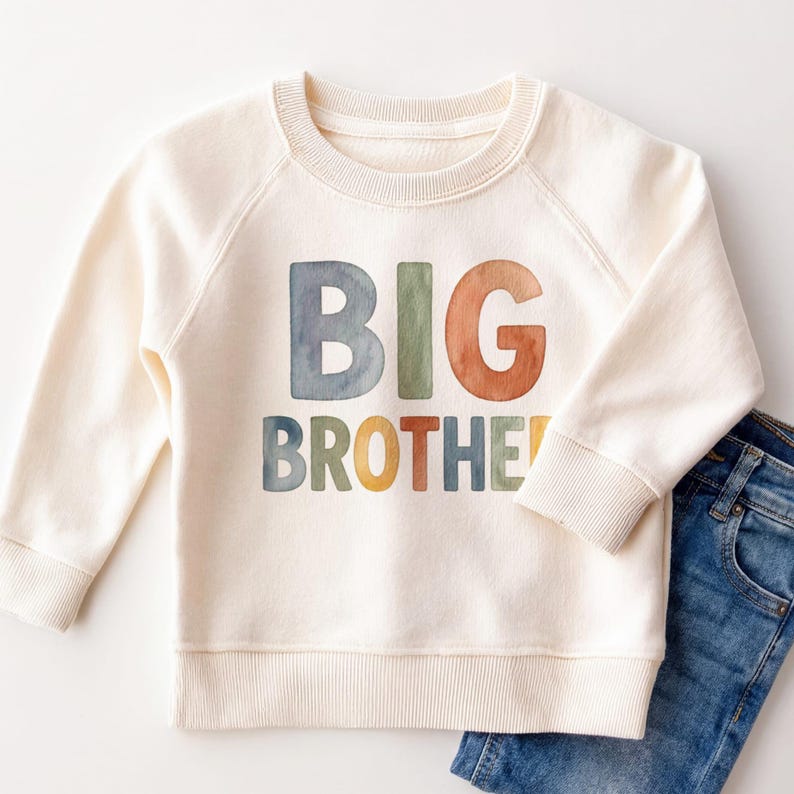 Big Brother Kids Shirt - Cute New Big Brother Toddler Tee image 7