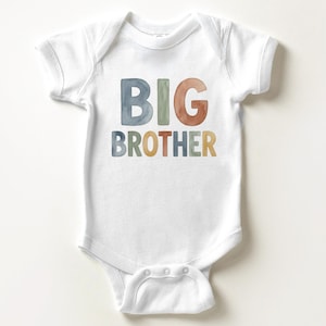 Big Brother Kids Shirt - Cute New Big Brother Toddler Tee image 5