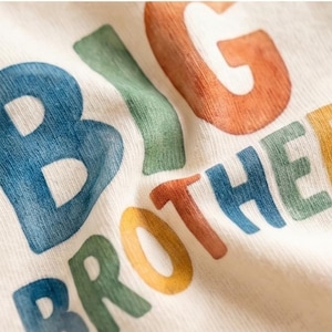 Big Brother Kids Shirt - Cute New Big Brother Toddler Tee image 3