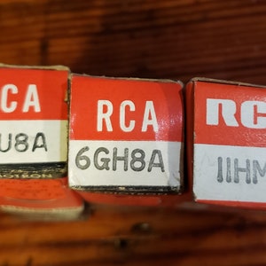 3 RCA Electron Tubes Vacuum