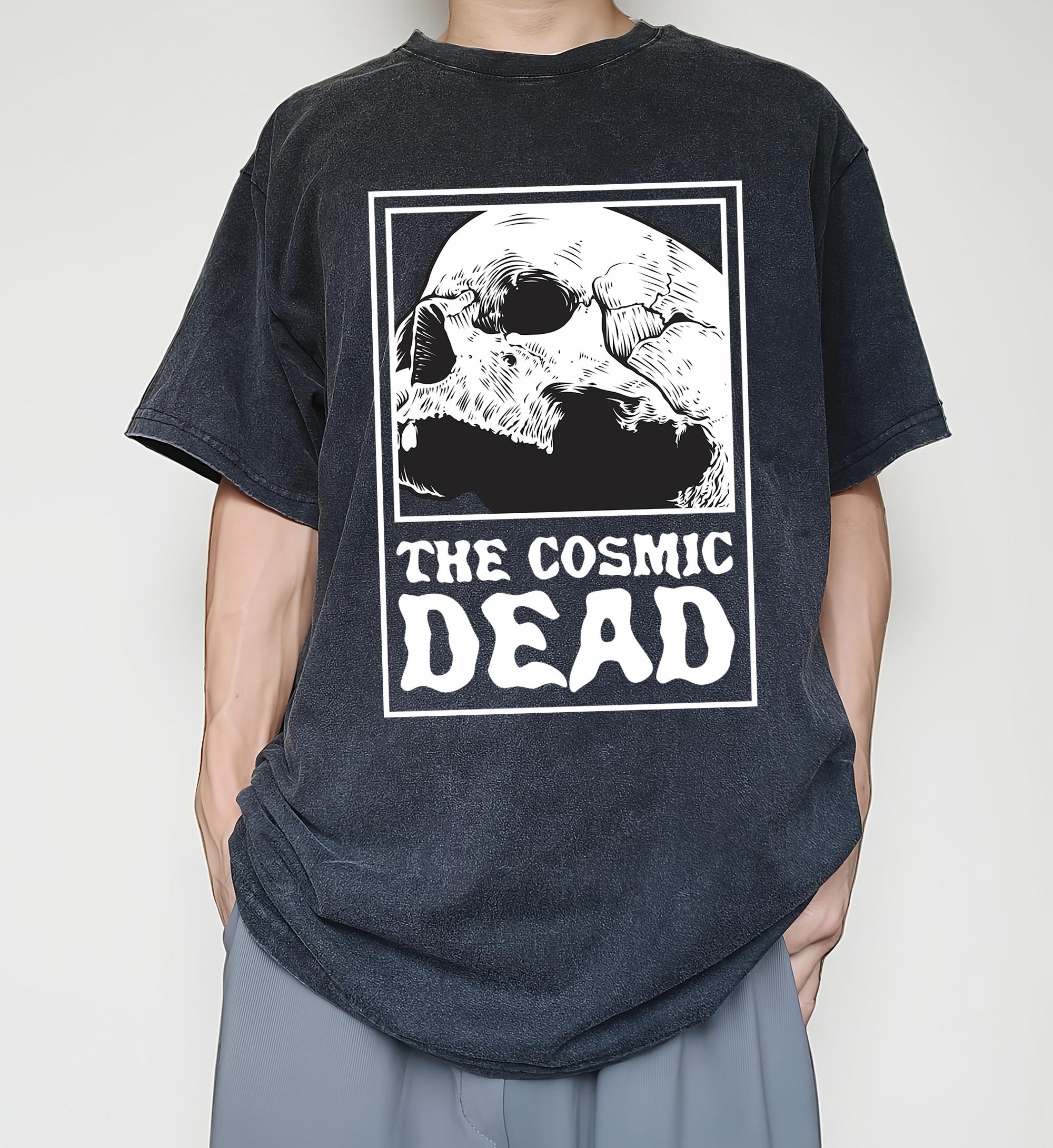 Cosmic Dead Skull T-shirt, 90s Retro Goth Tee, Halloween Gift - Etsy