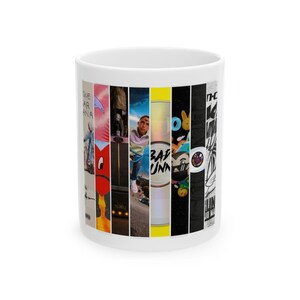 Vibrant Ceramic Mug with Retro Designs | Unique Gift for Coffee Lovers, Art Enthusiasts, Home Decor, Birthday Present, Collectible